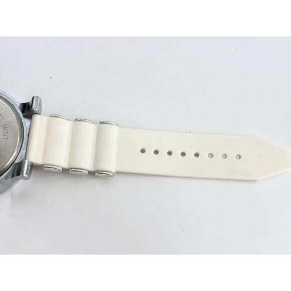 Carbon Elements Silicone Chronograph Vintage Unisex Wristwatch - 56mm - WORKS! - Picture 8 of 11